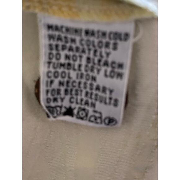 Tommy Bahama Mens Sz L Green Yellow Tropical Leaf Silk Hawaiian Camp Shirt 46"ch - Picture 4 of 6